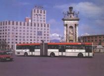 Autobus 57 en la Plaza Espaa