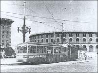 En la Plaza Espaa, ao 1959