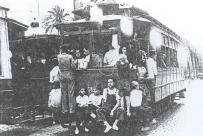 En el Paseo de Colon, ao 1939