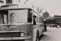 Chausson en la línea I, Mercado Sant Antoni. Foto autor desconocido. Colección Fco. Hernández
