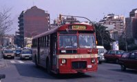 Badalona, Vía Agusta, marzo 1988. Foto Pere París