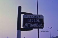Parada de la línea de Av. Tibidabo - Horta, año 1988. Foto Pere París