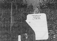 Postecillo de parada en Pedralbes, ao 1967