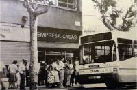 Antiguo Terminal de Casas en Mataró cuando estaba en la Rambla