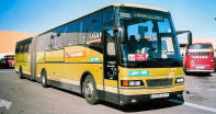 Autobus ex-Continental de Madrid llegado a Casas en el año 2005, abril 2005. Foto Miguel Segura