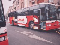 Decoración autobuses 1997-2002. Exposición 75 aniversario Empresa Casas