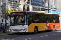Final de la línea C10 en Barcelona, junto al metro La Pau, nov.2016