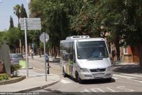 MB3 en el Pº Pau girando a la c. Jacint Verdaguer, jul.2017