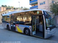 Terminal de la Línea MB1 en Riera Bonet, dic.2009