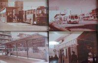 Final de Can Oriach, en diversas épocas. Fotos del bar La Parada, que aún sigue en pie desde 1965