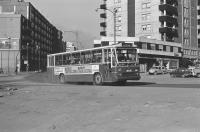 Línea 12. Pl. Concordia. Foto Miquel Llevat, 31/12/1977