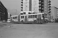Línea 2. Pl. Concordia. Foto Miquel Llevat, 31/12/1977
