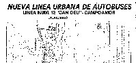 Plano de la línea 12, año de su creación: 1973