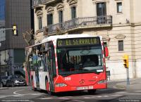22 cruzando Rambla Nova, abril 2022