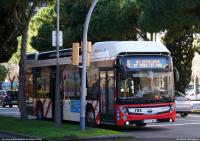 Uno de los primeros buses de hidrógeno de la EMT Tarragona, enero 2024