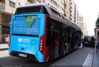 Uno de los primeros buses de hidrógeno de la EMT Tarragona, enero 2024