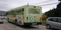 Coche núm. 118 de la EMT propulsado con BioDiesel, nov. 2003. Foto de Carlos Martínez