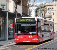 c. Ramón i Cajal, final provisional por corte en la calle Colón, abril 2010