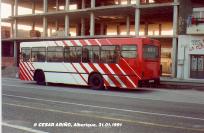Pegaso 5317 camino de Tarragona en Alberique (Valencia), futuro coche número 120, enero 1991. Foto César Ariño