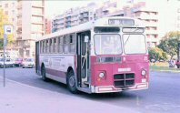 Coche núm. 39 de la empresa Travé, año 1990. Foto Juan Royo