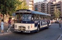 Coche núm 31 de Garaje Segarra, en la línea de San Pedro y San Pablo. Foto Juan Royo