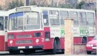 Coche 25 de la empresa Travé, año 1990. Foto Juan Royo