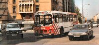 Coche 131 en la línea 8. Foto JA Solsona/Col. David Arriola. mayo 1992