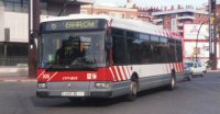 Coche 305 en la línea 6. Pl. Imperial Tarraco, nov.1996. Foto Santiago Gutierrez