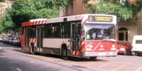 Coche 209 en la línea 6. C/ Colón, nov.1996. Foto Santiago Gutierrez