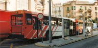 Coche 132 en la línea 6. Calle Colón. Foto Luis Cuesta, jul.1994