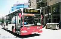 Coche número 339, Mercedes Benz O-530 EvoBús, recien estrenado en la línea 1, junio 2004. Foto Miguel Segura