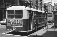 Pl. Corsini. Autocares Travé. Foto Miquel Llevat, 12/7/1978