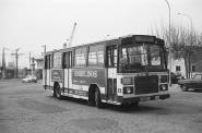 Pl.Carros. Línea a Sant Pere i Sant Pau, abril 1976. Foto Miguel Llevat