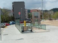 Estación Ciudad Meridiana, abril 2004