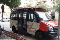 Primeros días de servicio de los buses de barri 4x4, agosto 2016