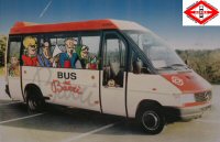 Proposta para decorar el bus de barri en sus incios, pero que no se llevó a la práctica. Colección ACEMA