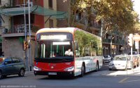 Irizar i2e, coche eléctrico en la línea 20. Pl. Congreso. Foto JMora, oct.2014